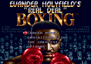   EVANDER HOLYFIELD'S REAL DEAL BOXING